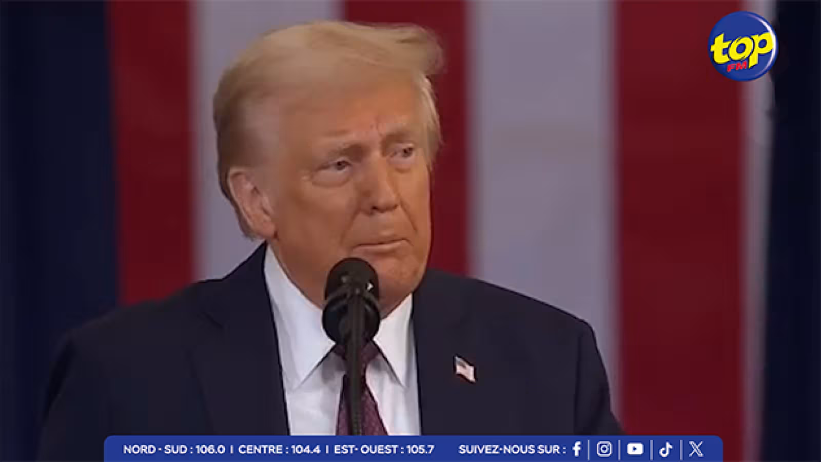Investiture du 47e président des États-Unis : "L'Amérique entre dès aujourd'hui dans son âge d'or", annonce Donald Trump qui promet une Amérique "fière, prospère et libre" 