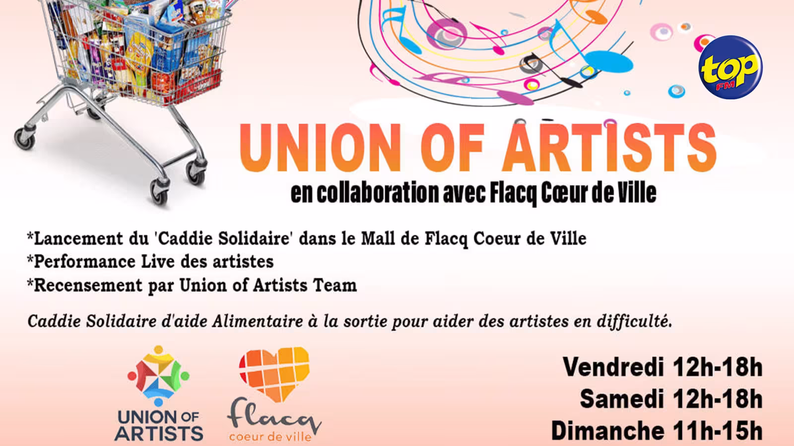 Pour les artistes en difficulté : L’Union des Artistes en collaboration avec Flacq Coeur de ville lance le projet ‘caddie solidaire’