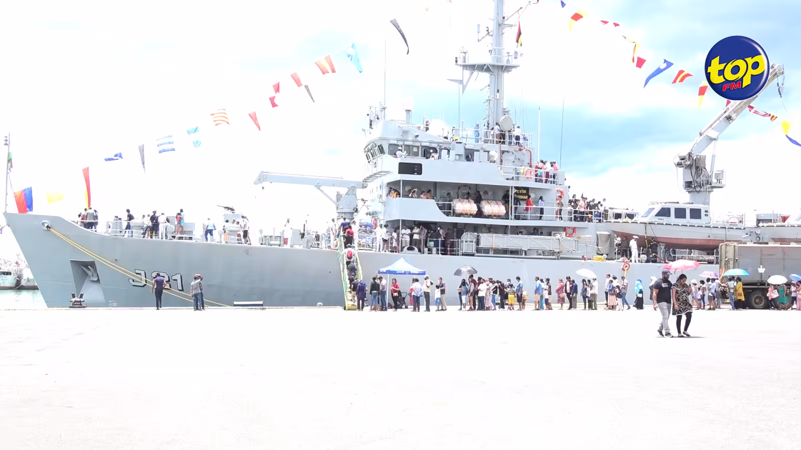 Le navire hydrographique de la marine indienne, INS Darshak a accueilli les Mauriciens hier : une visite qui a conquis