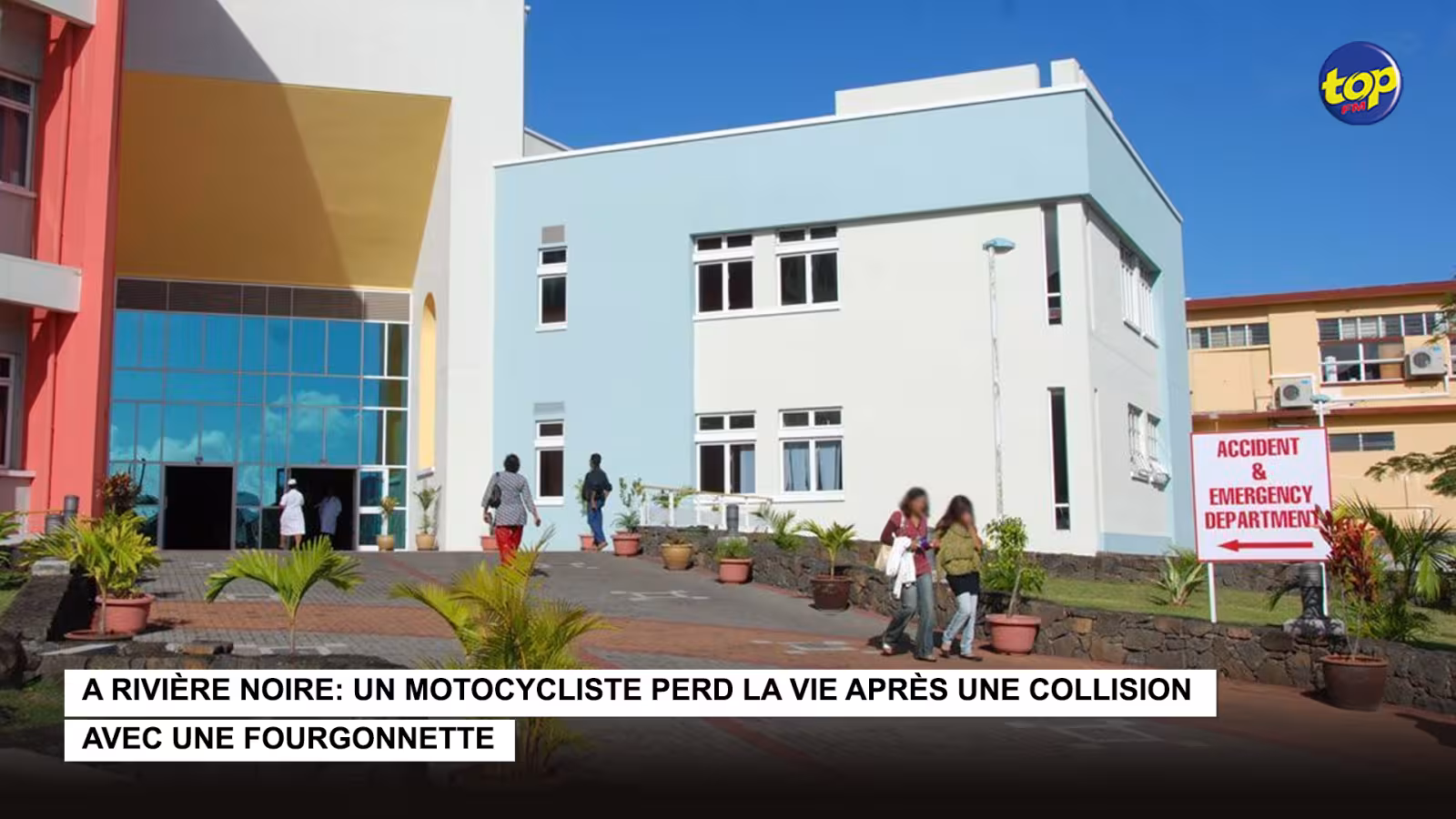 A Rivière Noire: Un motocycliste perd la vie après une collision avec une fourgonnette