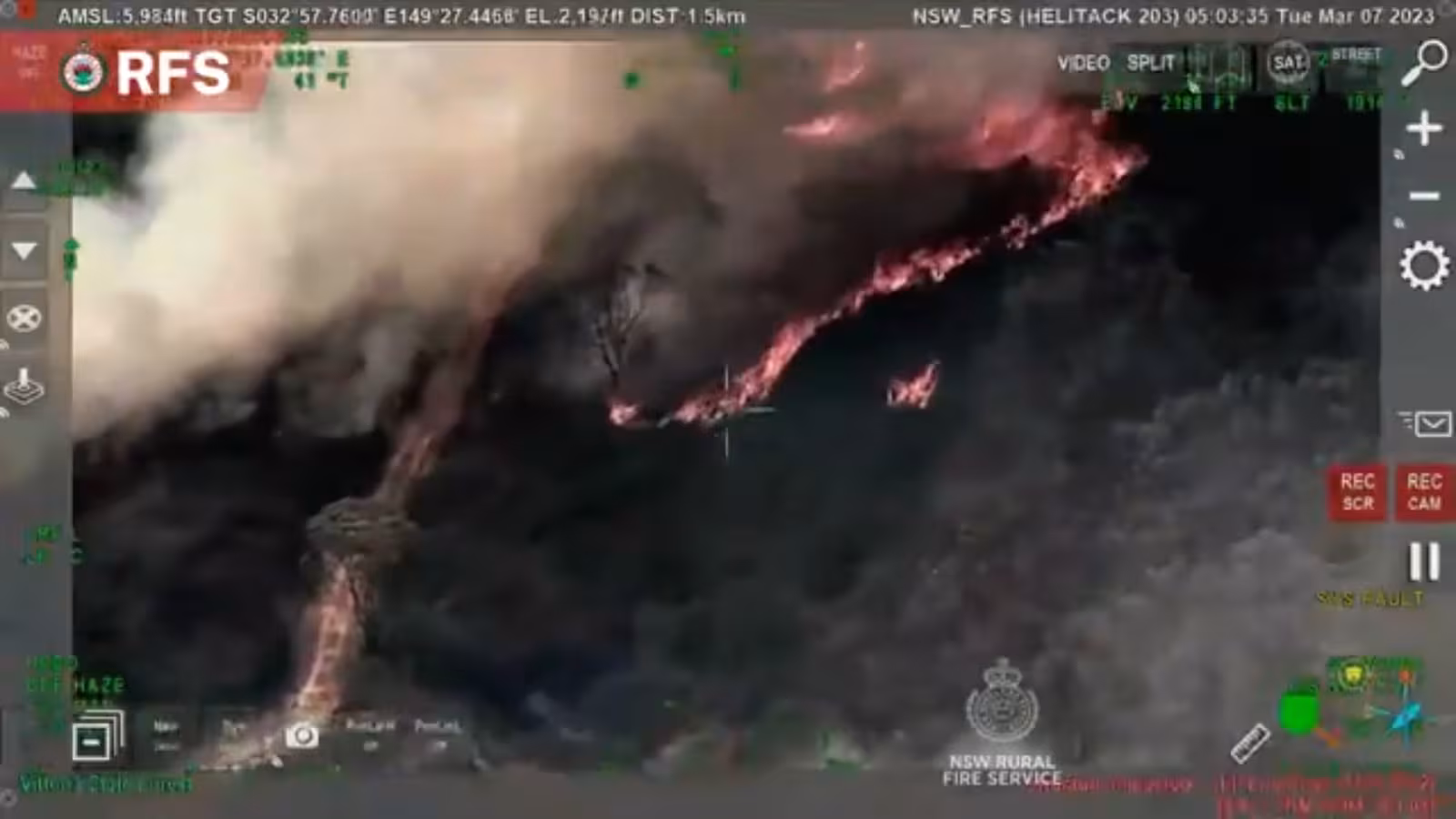 Feux de brousse de retour en Australie