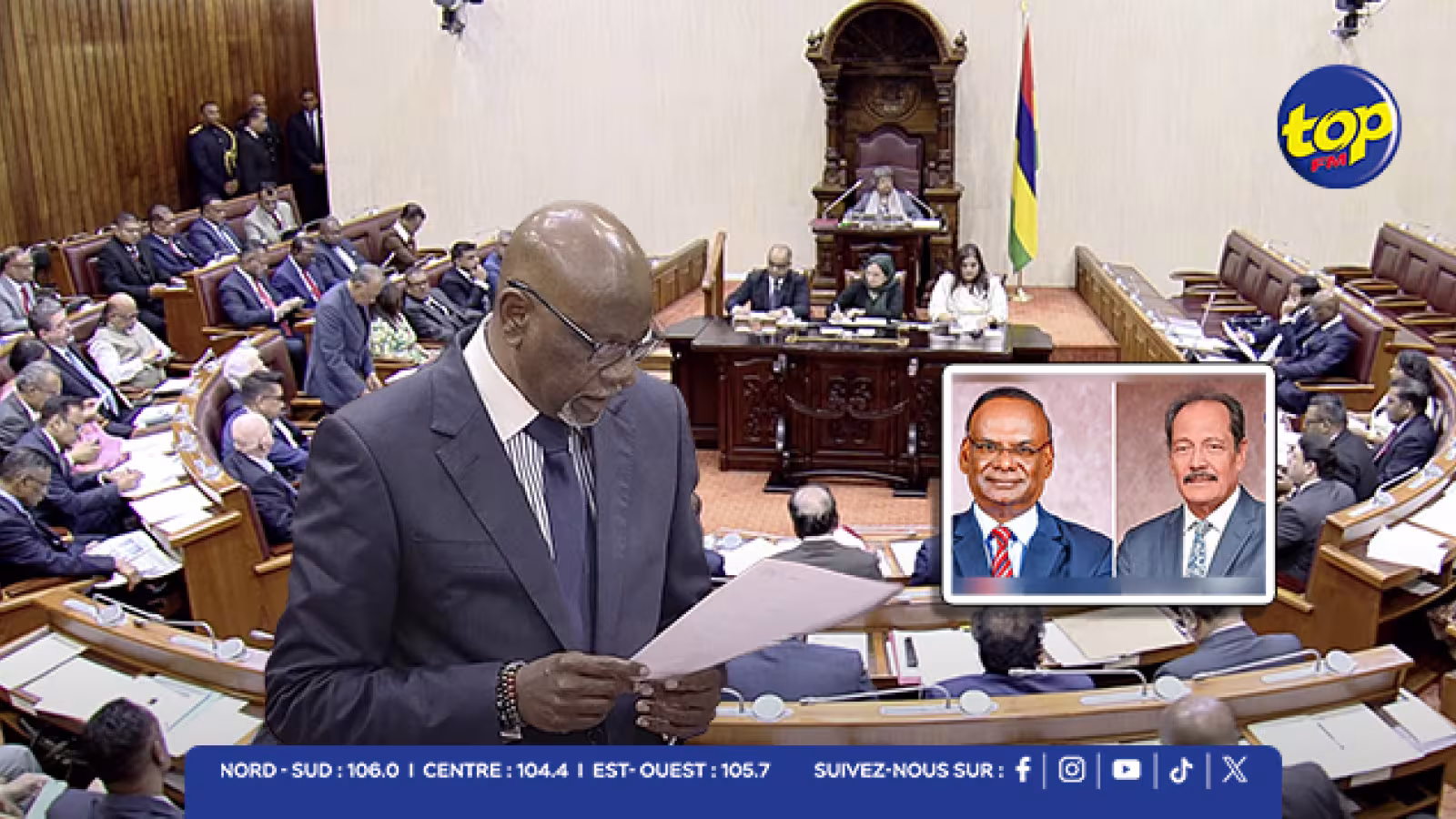 BoM : Rs 5,5 M de compensations pour Rama Sithanen et Rs 512 000 pour Gérard Sanspeur, révèle Navin Ramgoolam
