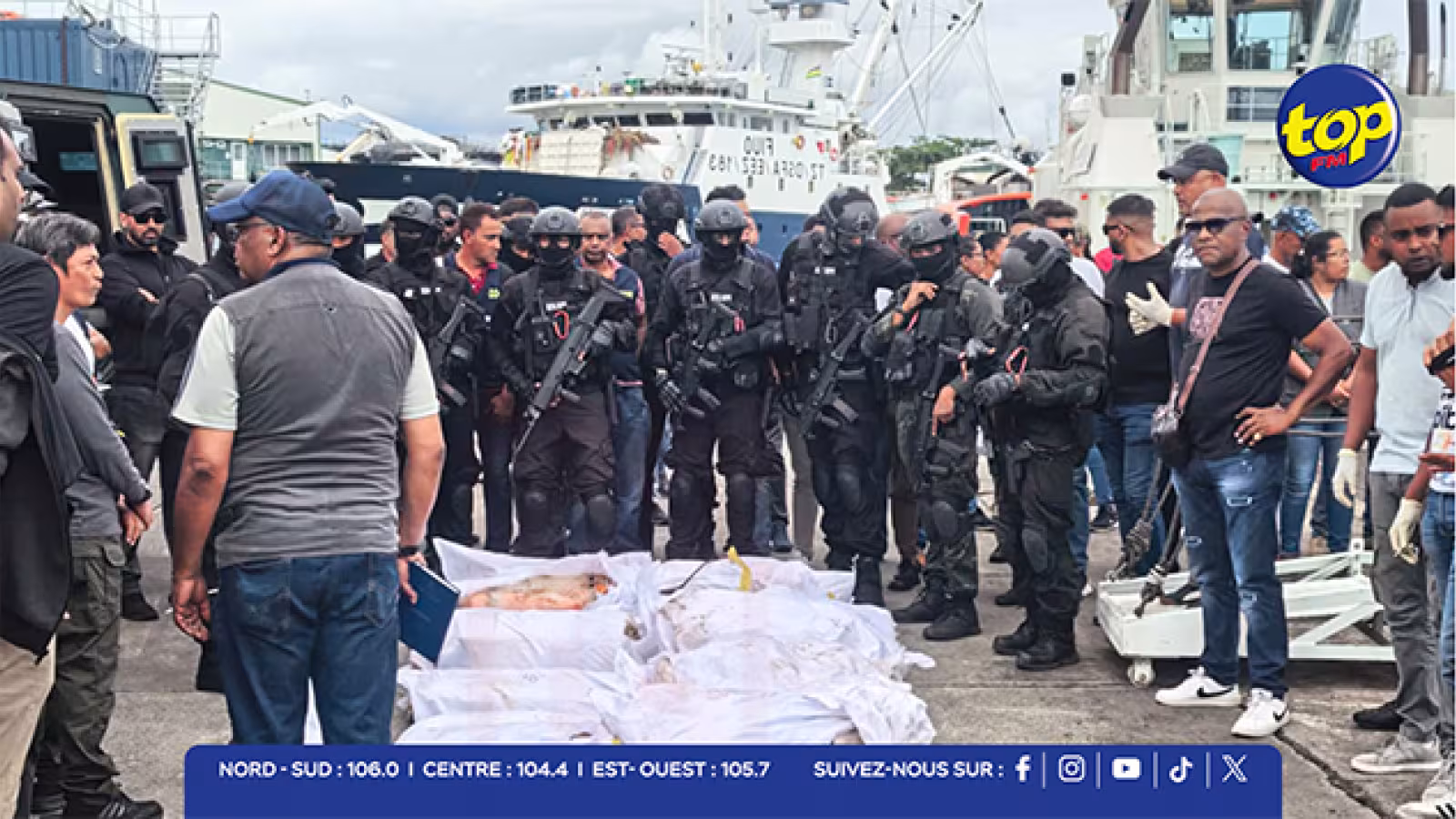 433 kg de cocaïne saisis en haute mer : Maurice réaffirme son engagement contre le crime transnational, affirme le PM