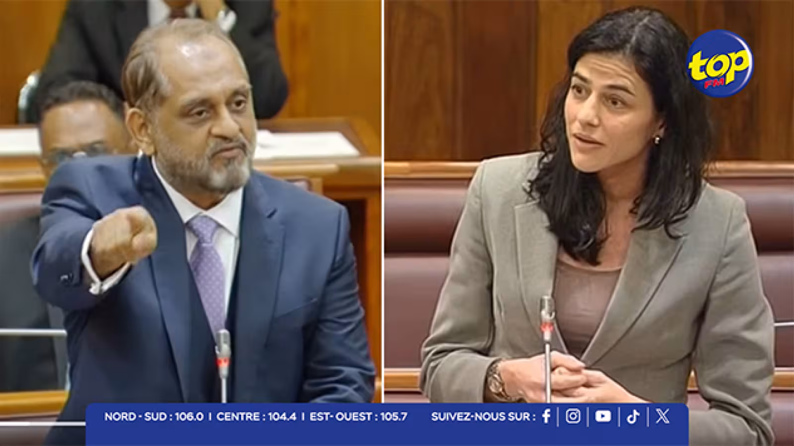 Reza Uteem à Joanna Bérenger : « Pena disan kolon dan mo disan mwa… » 
