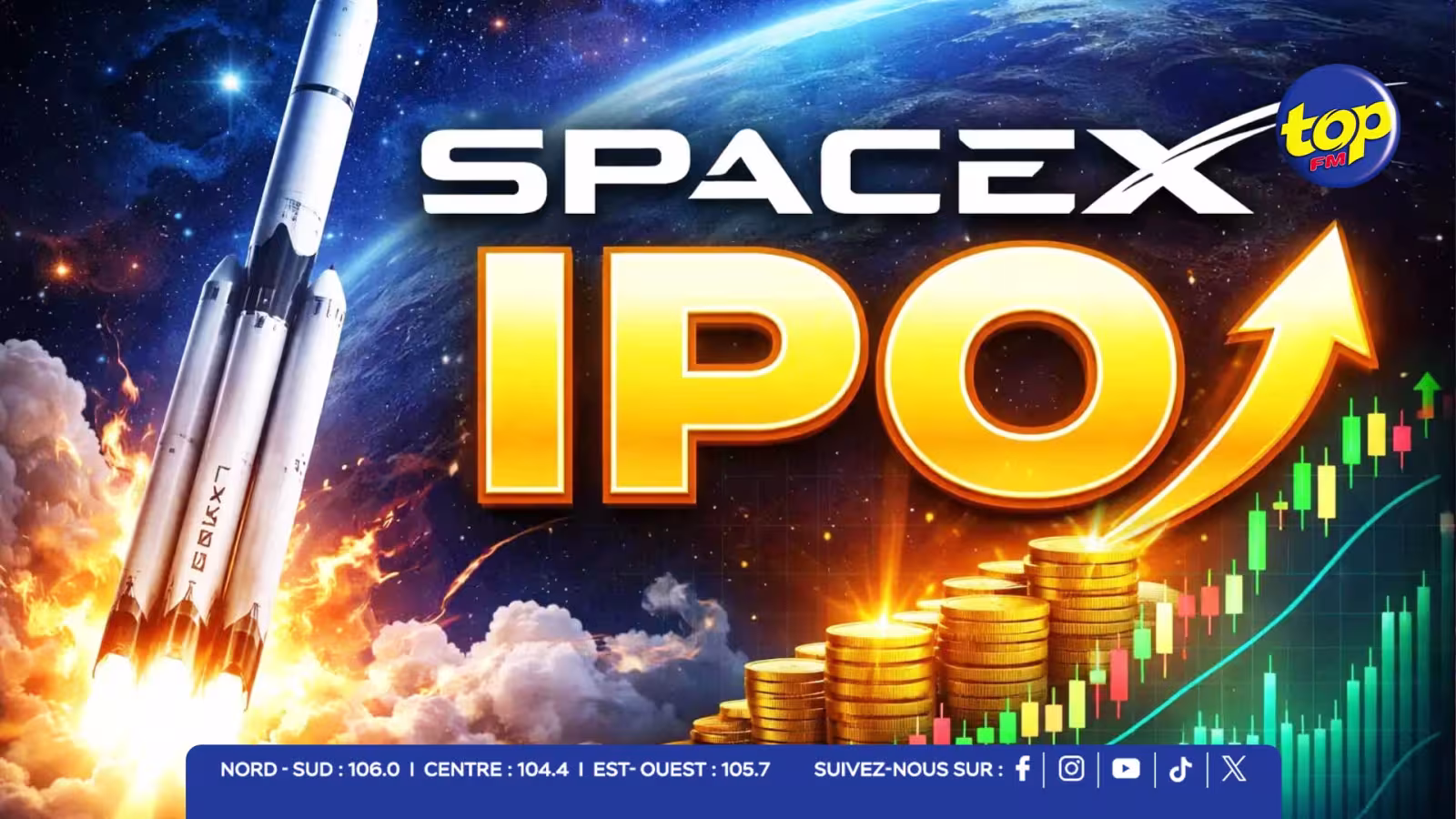 SpaceX : une IPO historique attendue vendredi, déjà massivement sursouscrite