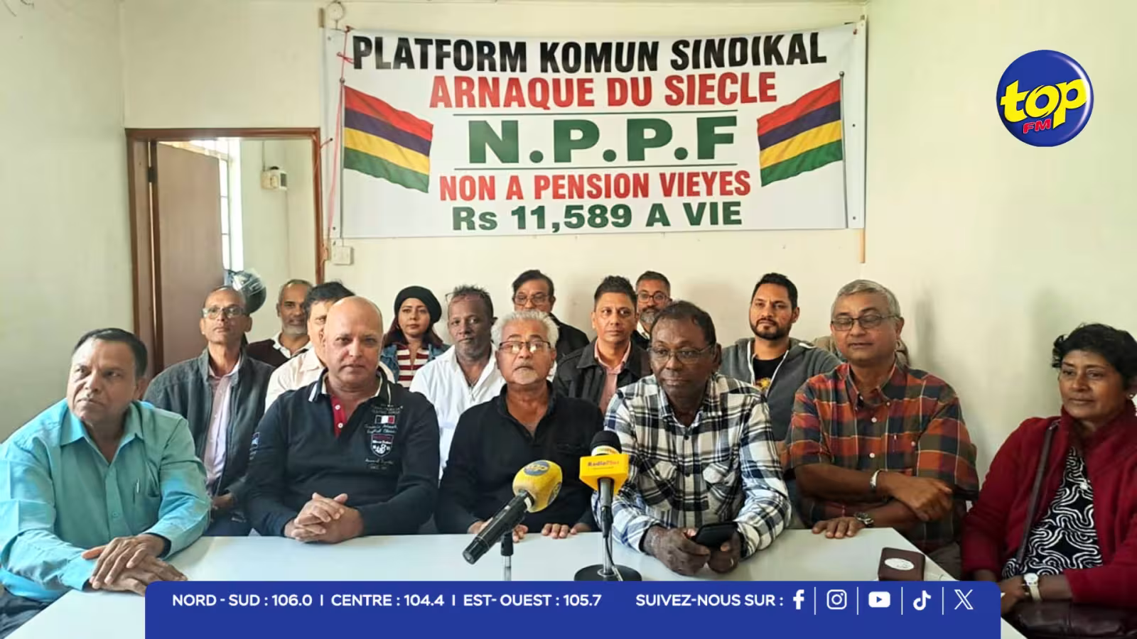 Réforme des pensions : La Platform Komun Syndikal appelle à une mobilisation nationale à Port-Louis cet après-midi 