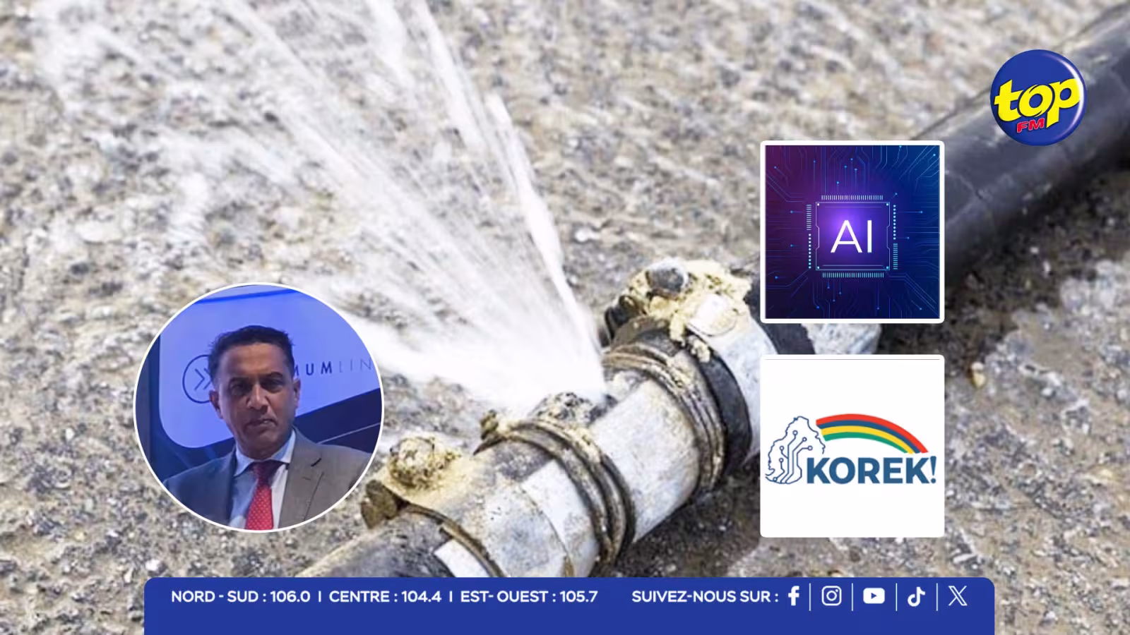 Gaspillage d'eau : l'intelligence artificielle et l'application KOREK traquent les fuites d'eau pour sauver plus de 50 % de l'eau perdue