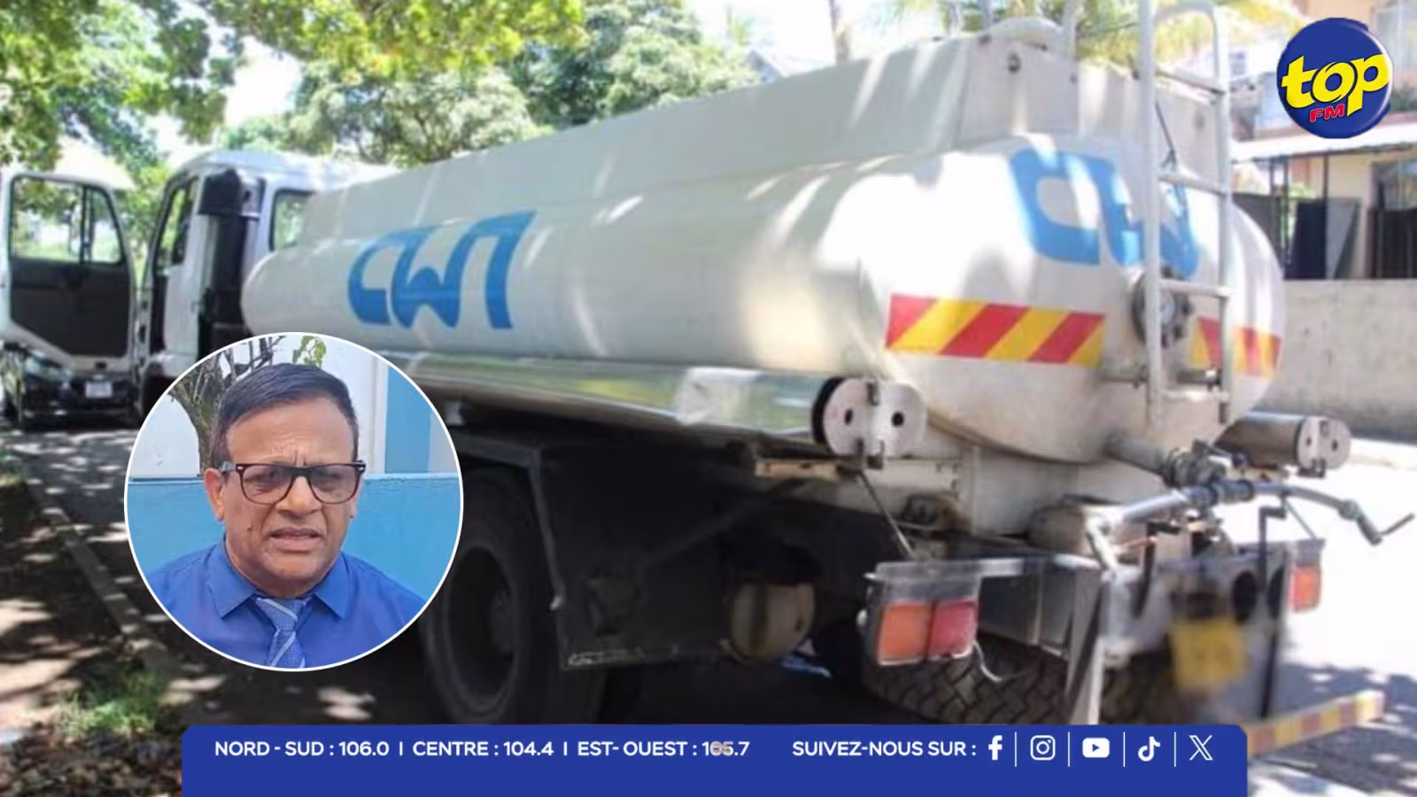 Crise hydrique : six camions-citernes mobilisés pour la distribution d’eau, la CWA assure que l’eau des rivières est filtrée