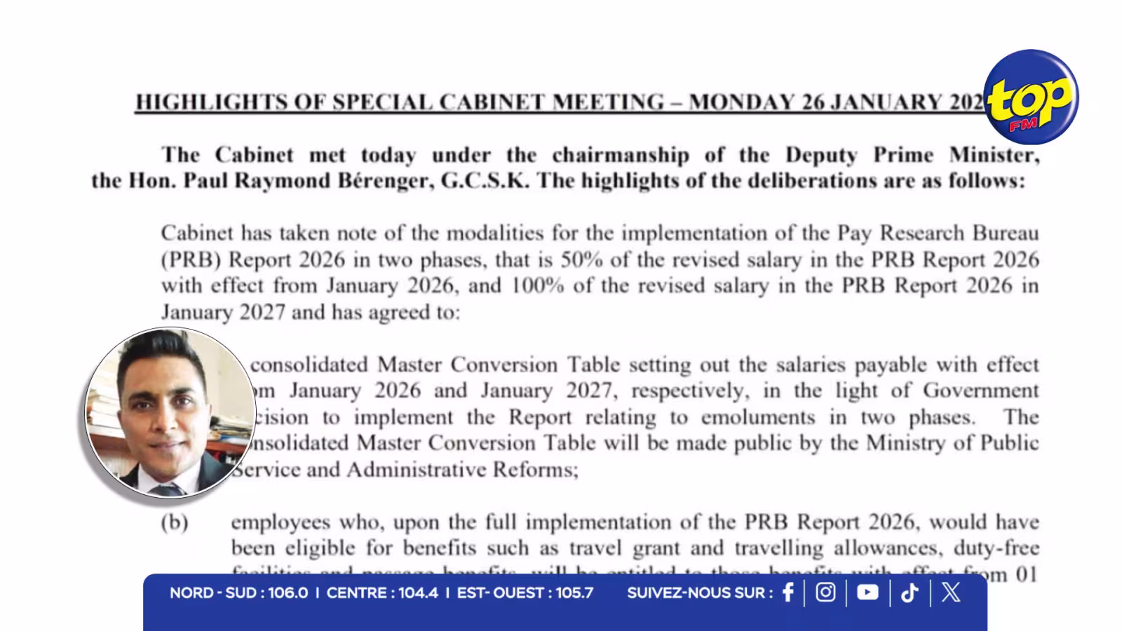 PRB 2026 – Révision salariale : « Nous nous attendions au paiement de 100 % dès janvier 2026 », déplore la GSEA qui réagit au paiement en 2 phases 