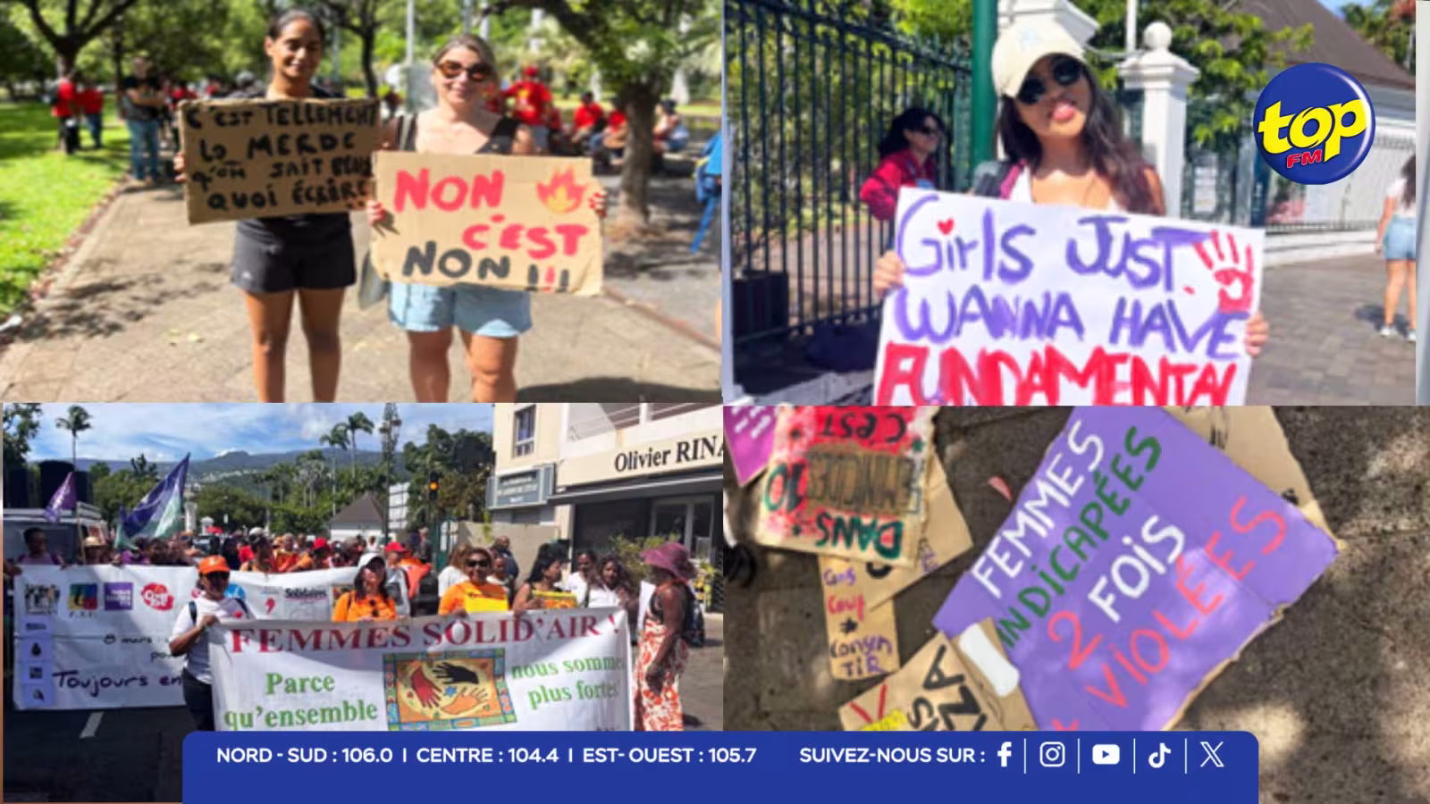 « Il y a encore énormément à faire » : à La Réunion, syndicats et associations luttent pour les droits des femmes 