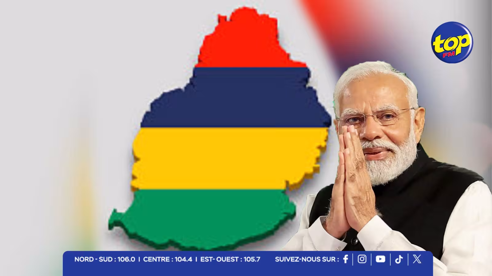 58e anniversaire de l'Indépendance de Maurice : Narendra Modi adresse ses vœux au peuple mauricien et rend hommahe aux liens bilatéraux entre l'Inde et Maurice