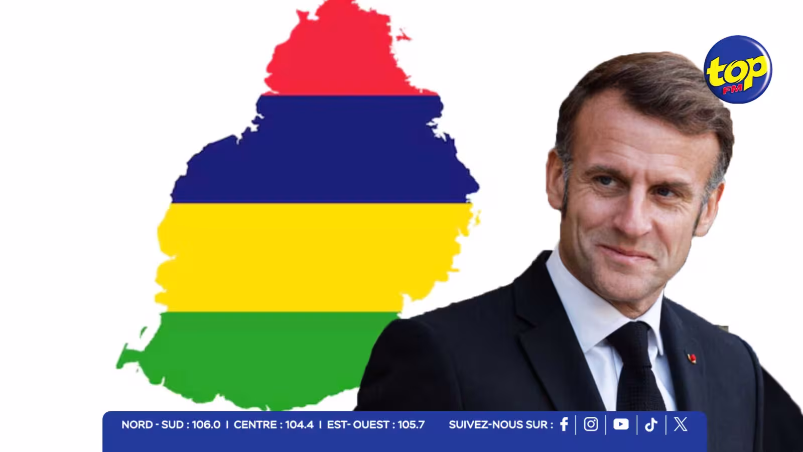 Fête de l'Indépendance : Emmanuel Macron adresse ses meilleurs vœux aux Mauriciens et réaffirme la coopération bilatérale franco-mauricienne