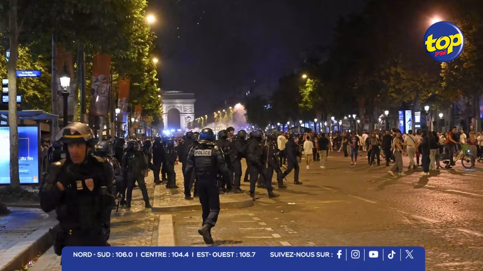 Sacre du PSG : un mort, des centaines de blessés et près de 800 interpellations lors d’une nuit sous haute tension