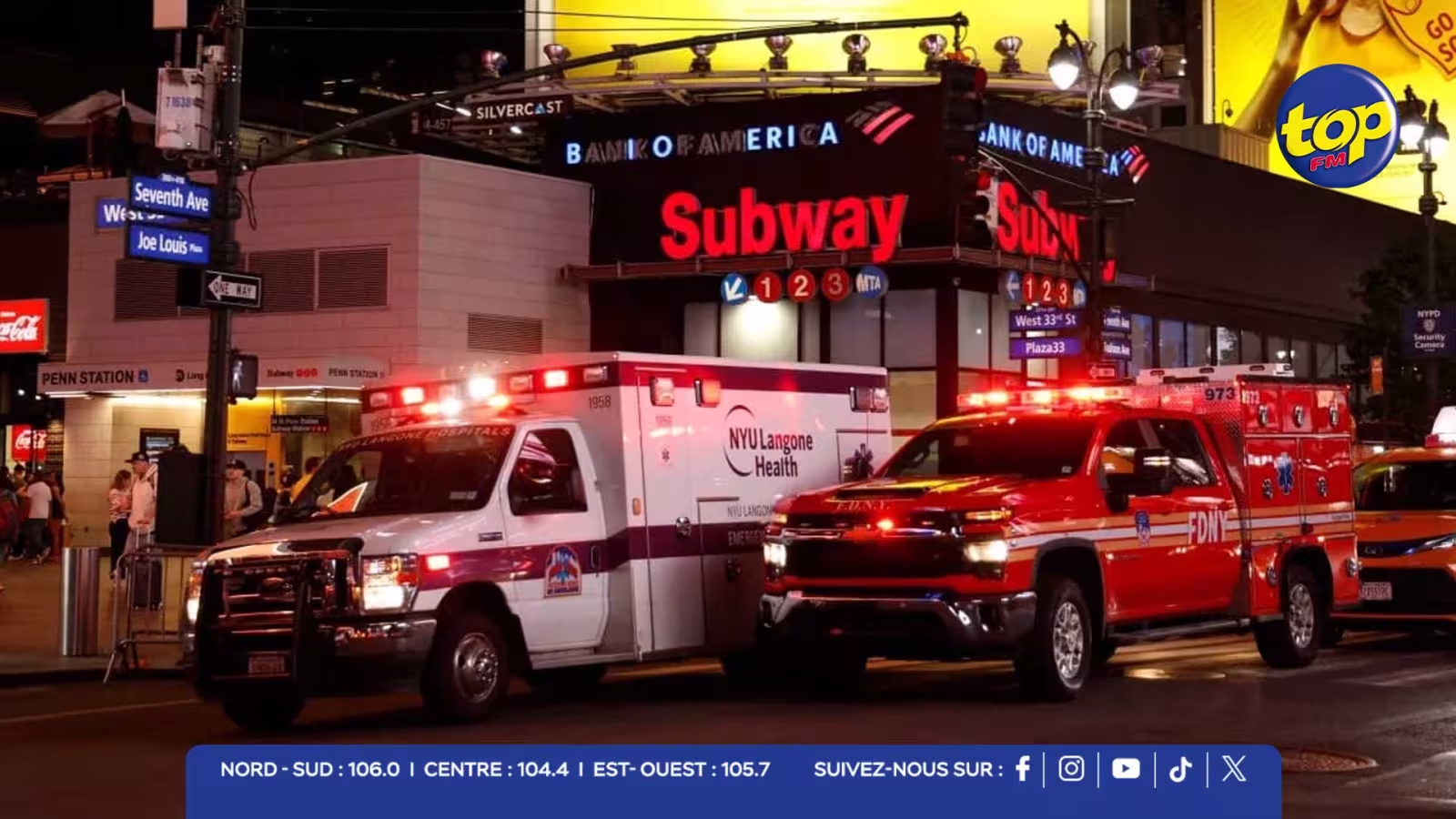 Six personnes poignardées dans une gare new-yorkaise : le profil psychiatrique du suspect au cœur de l'enquête 