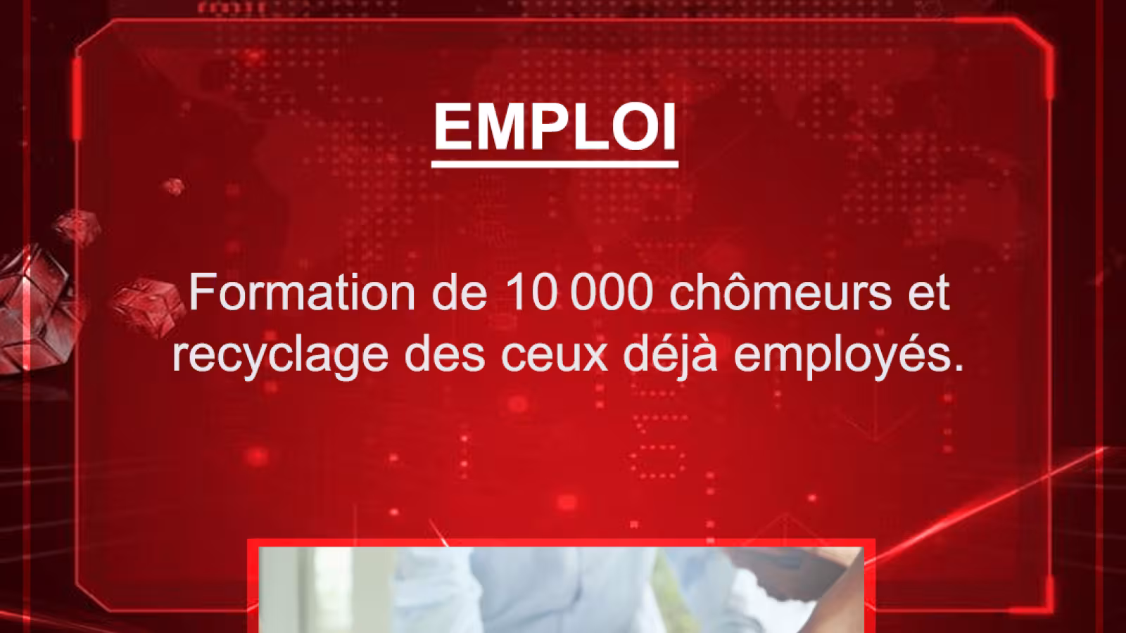 Budget 2021-2022 : Formation de 10 000 chômeurs et recyclage des ceux déjà employés