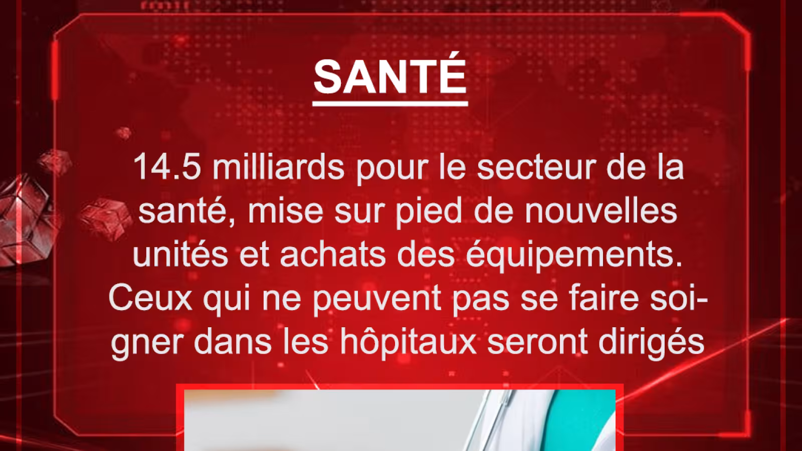 Budget 2021-2022 : 14.5 milliards pour le secteur de la santé