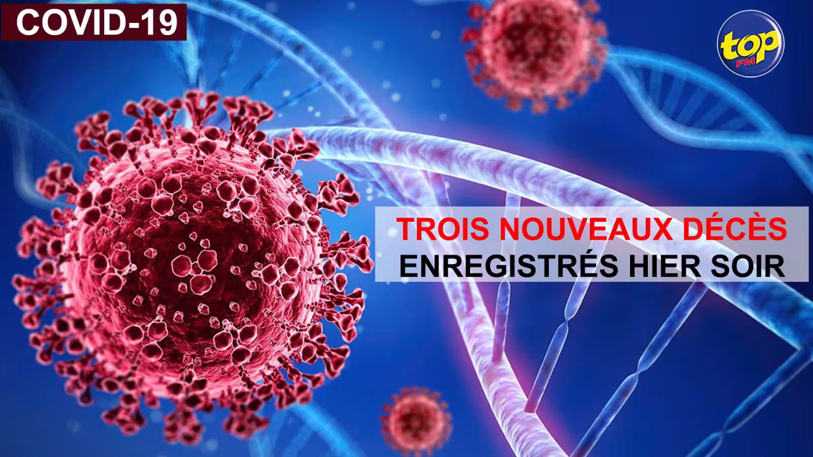 Covid-19 : Trois nouveaux décès enregistrés hier soir