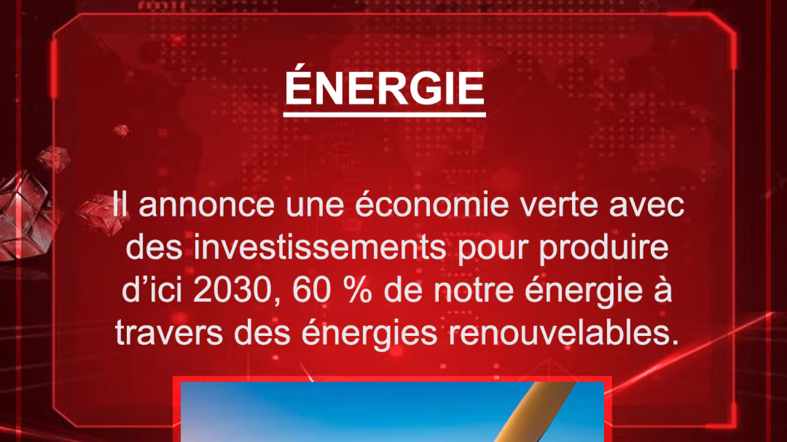 Budget 2021-2022 : Annonce une économie verte