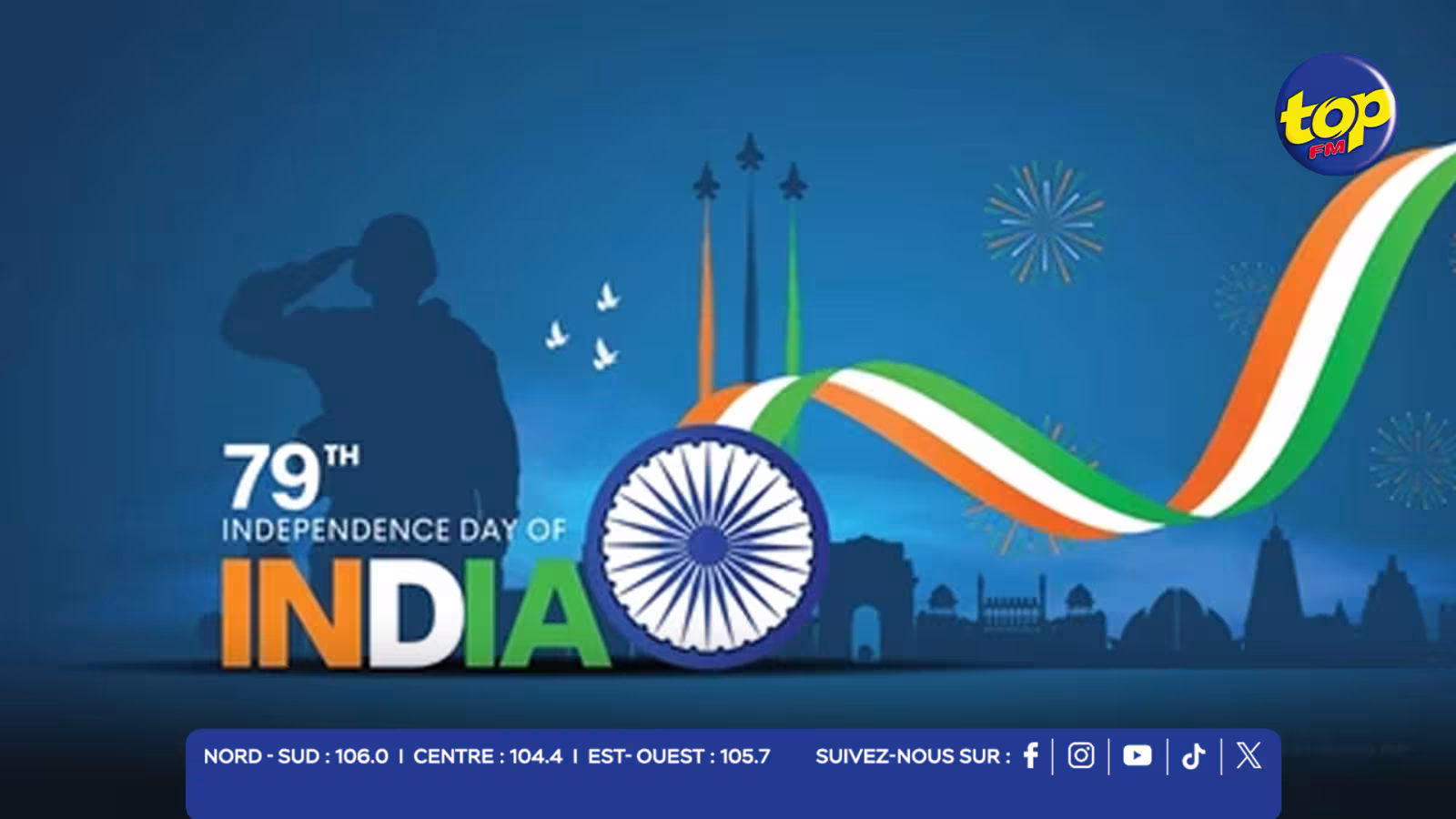79ᵉ anniversaire de l’indépendance de l'Inde