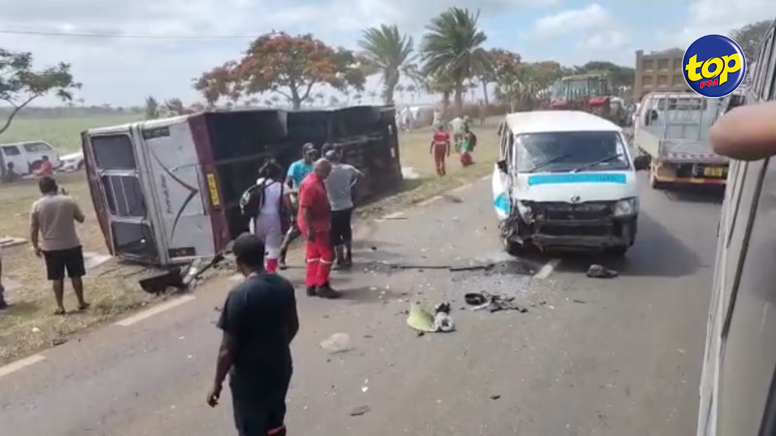 Accident à Cascavelle hier : 4 passagers de l’autobus admis en soins intensifs