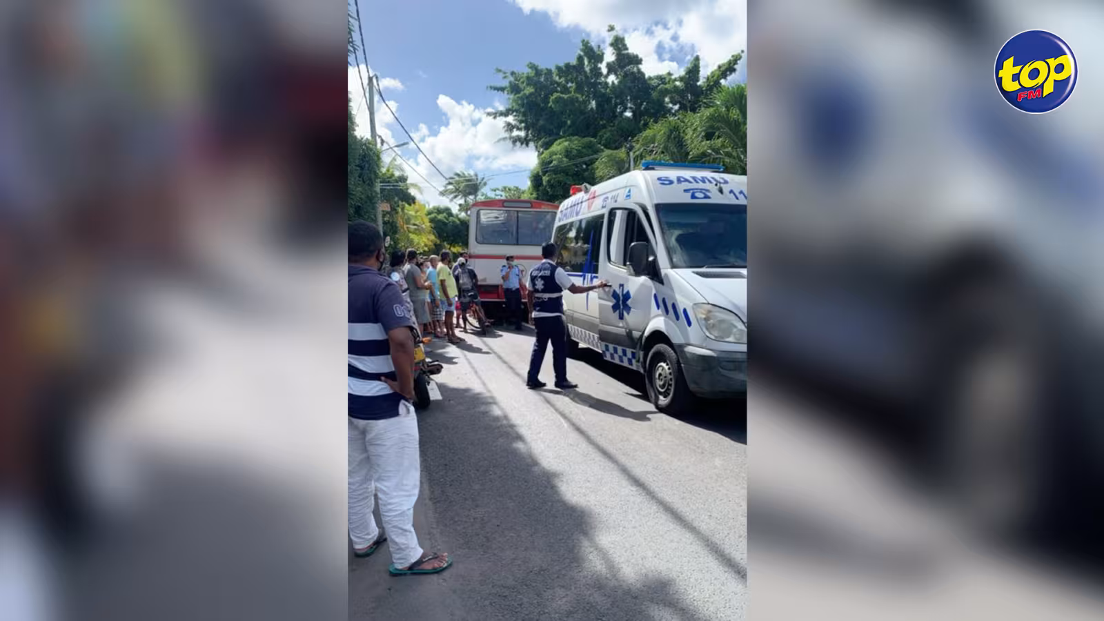 A Grand-Baie: Un autobus percute un motocycliste
