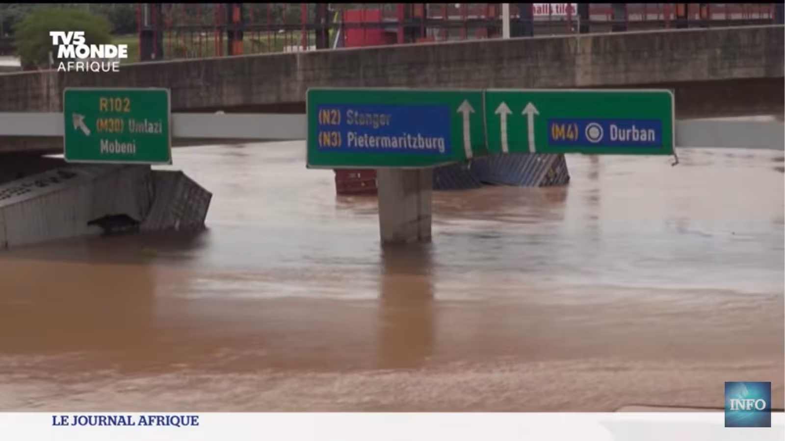 Afrique du Sud : 300 morts dans des inondations