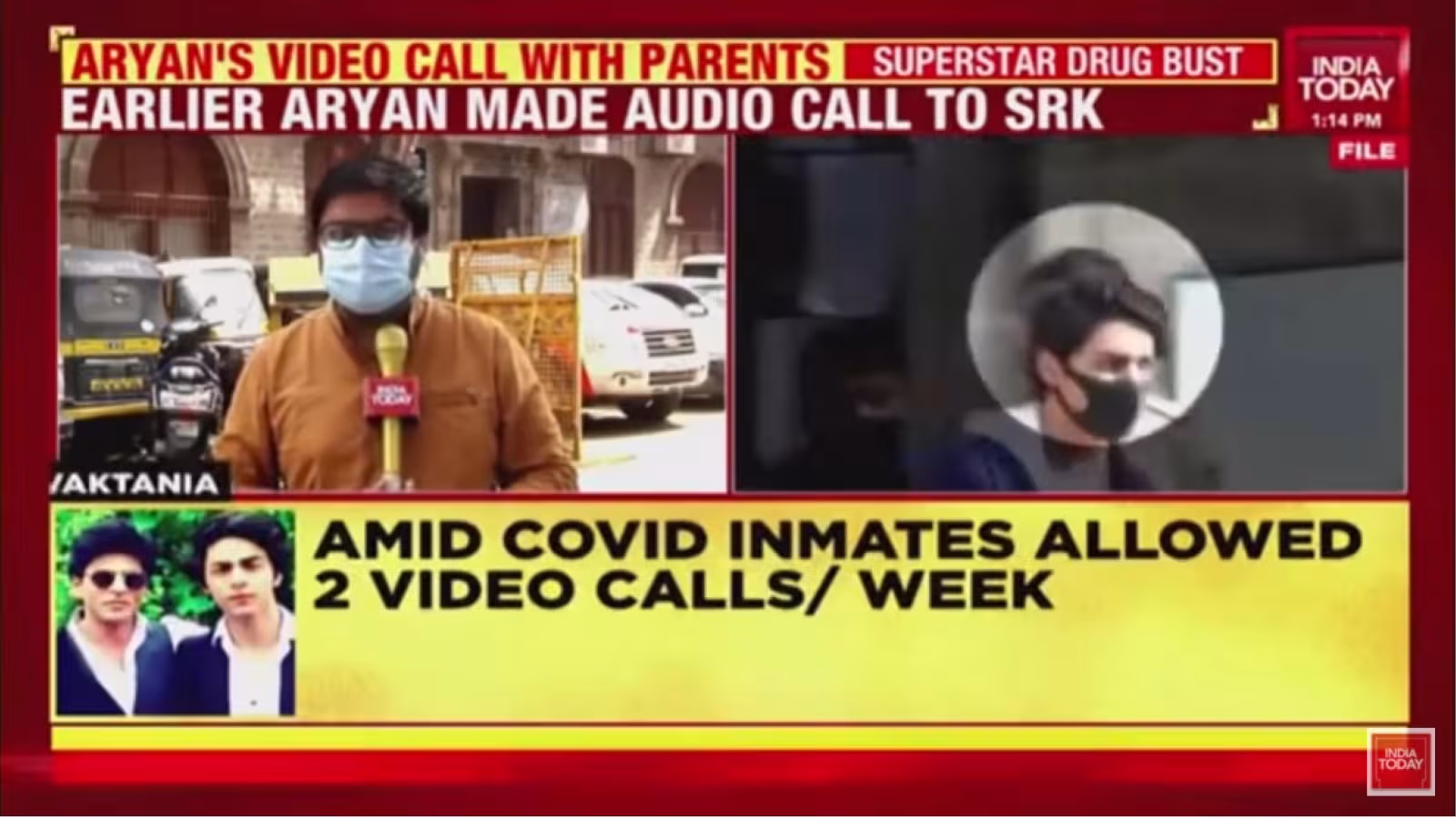 Aryan Khan passe un appel vidéo à ses parents : Il risque 20 ans de prison