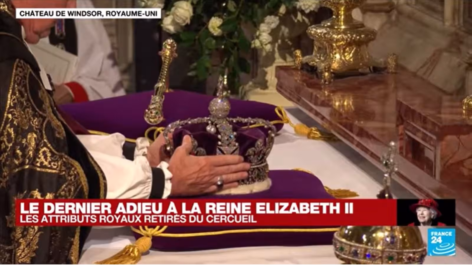 Puisqu’on ne peut rien emporter dans l’au-delà : les attributs royaux retirés du cercueil d’Elizabeth