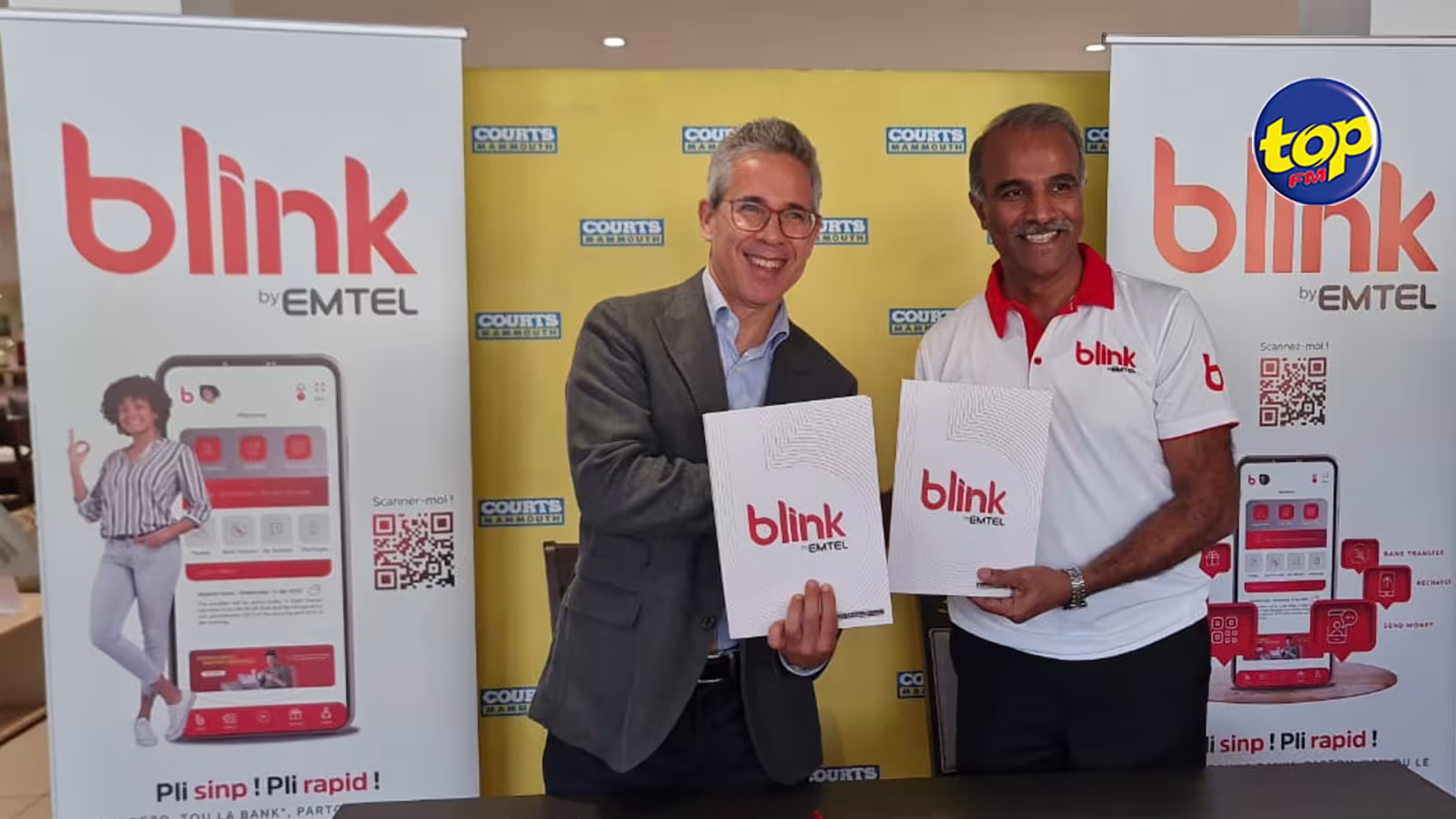 Commerce : Courts Mammouth et Blink by Emtel s’associent pour proposer un nouveau mode de paiement aux clients
