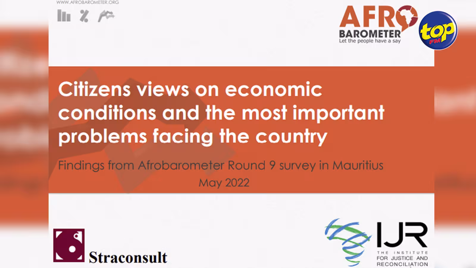 Sondage Afrobarometer : le pays va dans la mauvaise direction pour 66% des Mauriciens alors que 29% estiment que nous allons dans la bonne direction
