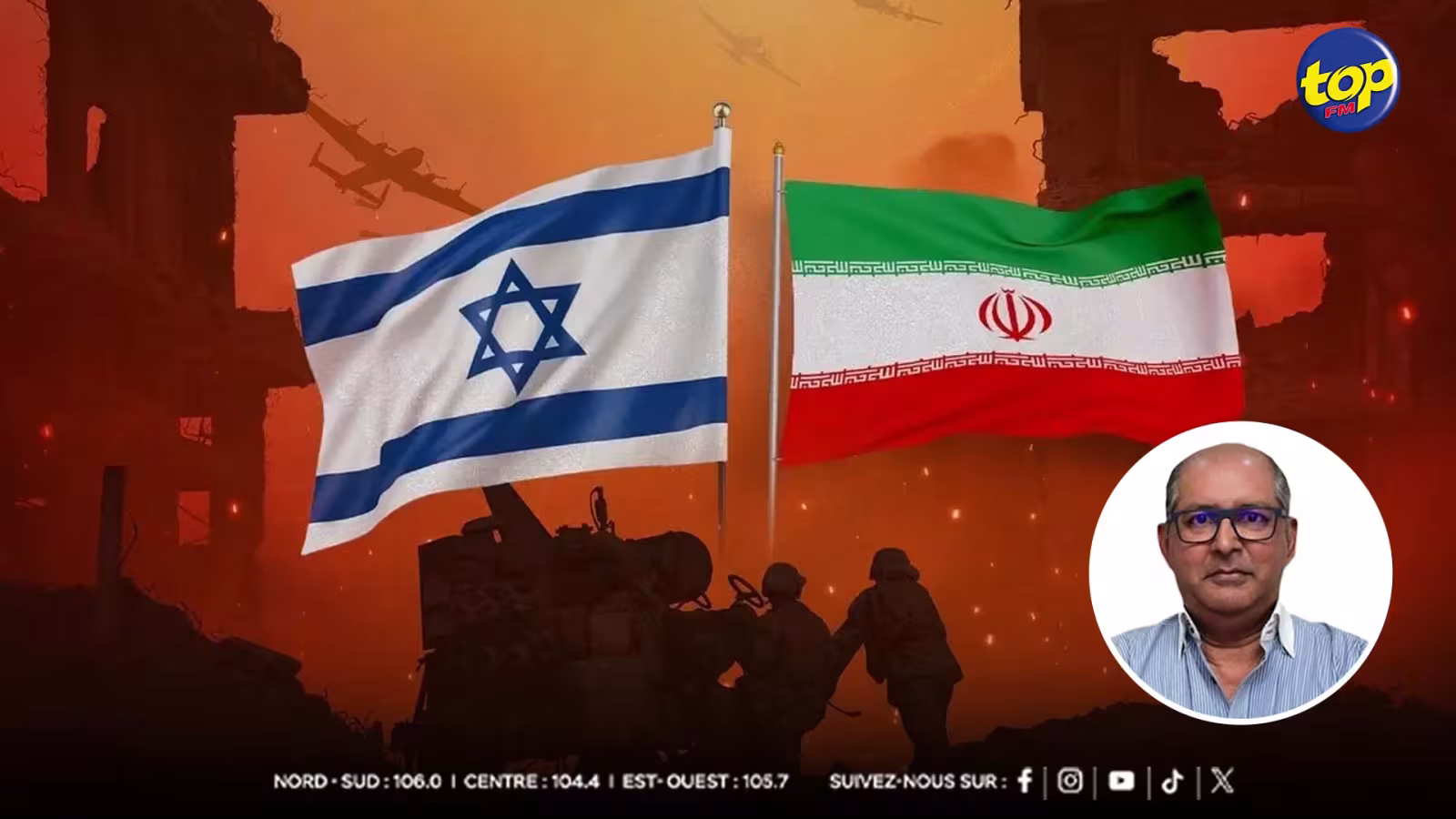 Bombardement Israel-Iran : « on souhaite que cette guerre se termine une bonne fois pour toutes» soutient Bernard Saminaden