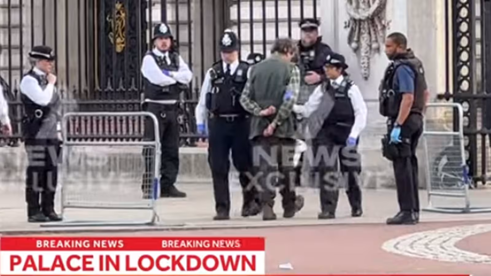 Incident au palais de Buckingham : Explosion et arrestation hier soir