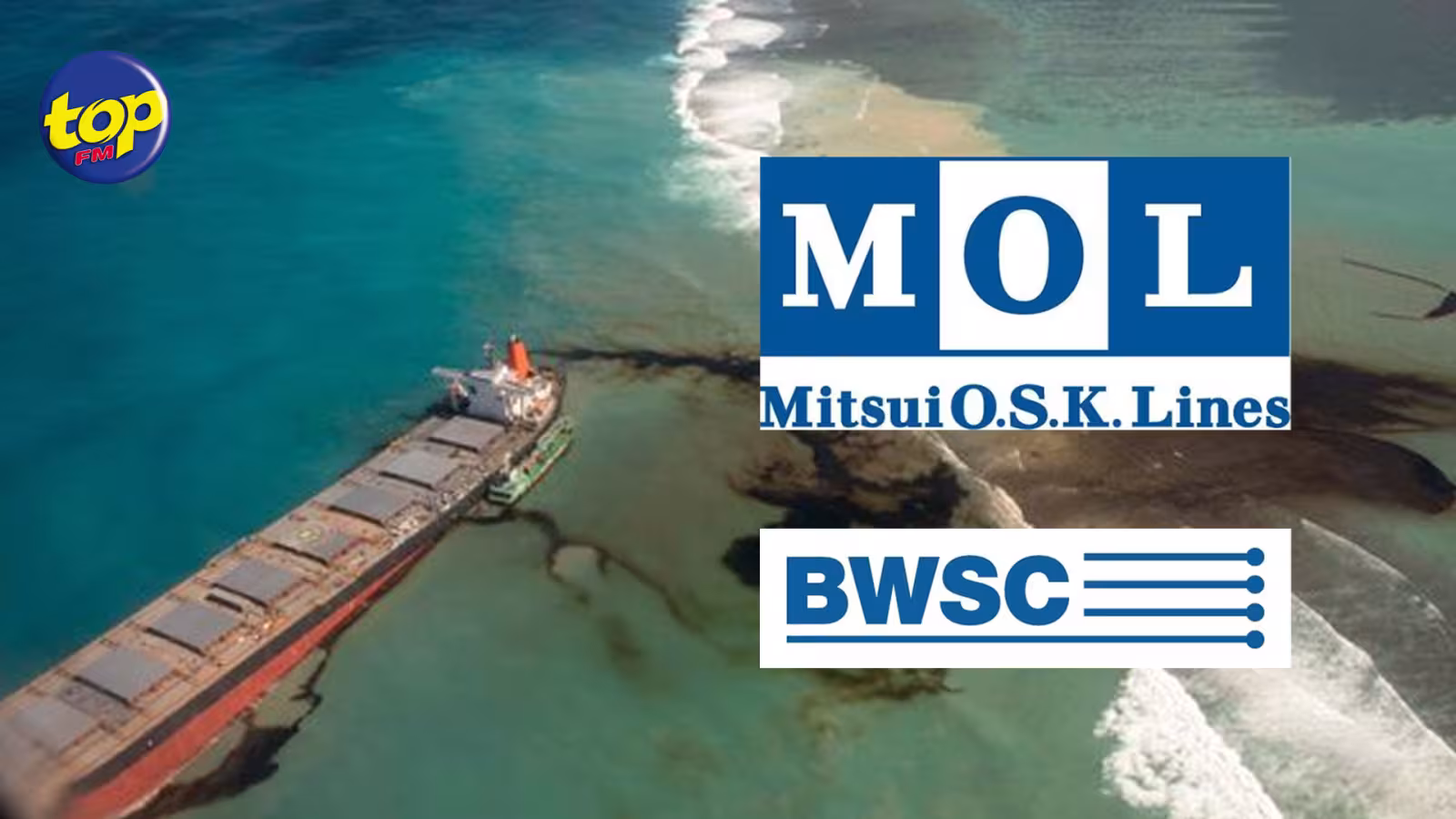 Naufrage du Wakashio : Le Technical Shipping Operator du vraquier est Mitsui OSK Lines, qui a comme subsidiaire BWSC