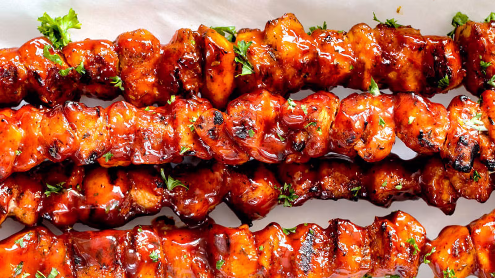 Brochettes de poulet barbecue