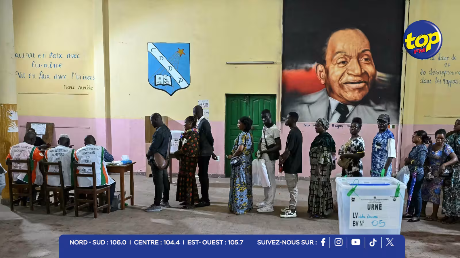 Elections législatives en Côte d’Ivoire : seulement un tiers des électeurs se déplacent aux urnes…la participation chute à 32,34% 