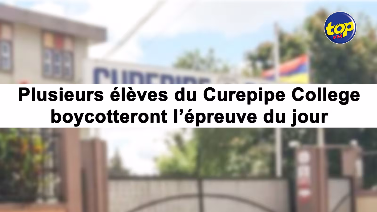 Examens du NCE : Plusieurs élèves du Curepipe College boycotteront l’épreuve du jour