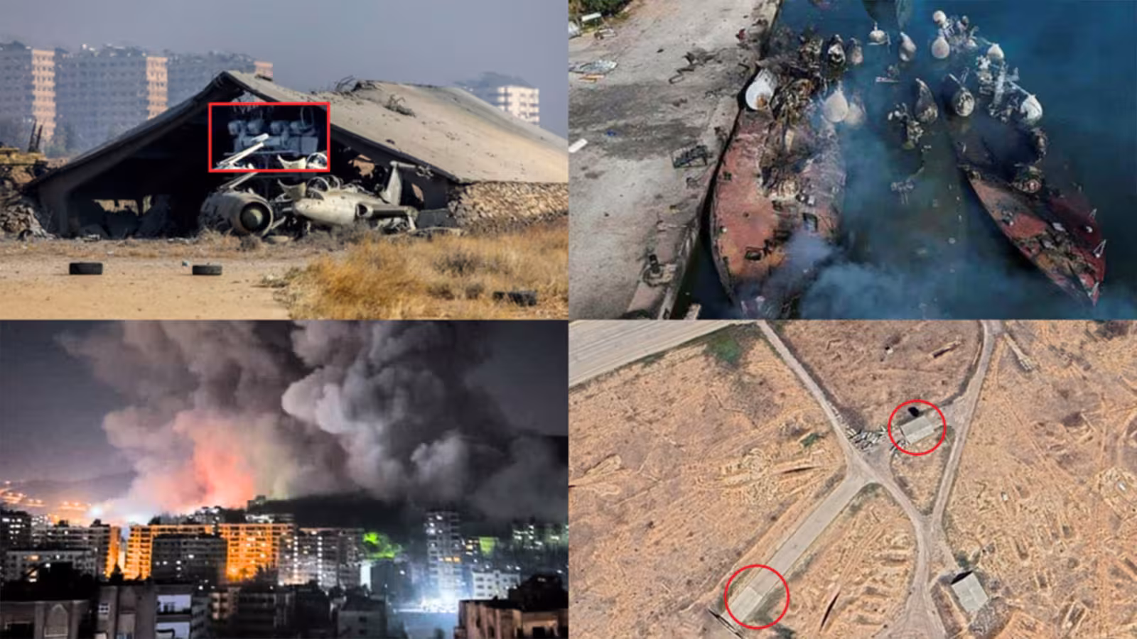 Ce que disent les images des frappes israéliennes sur la Syrie