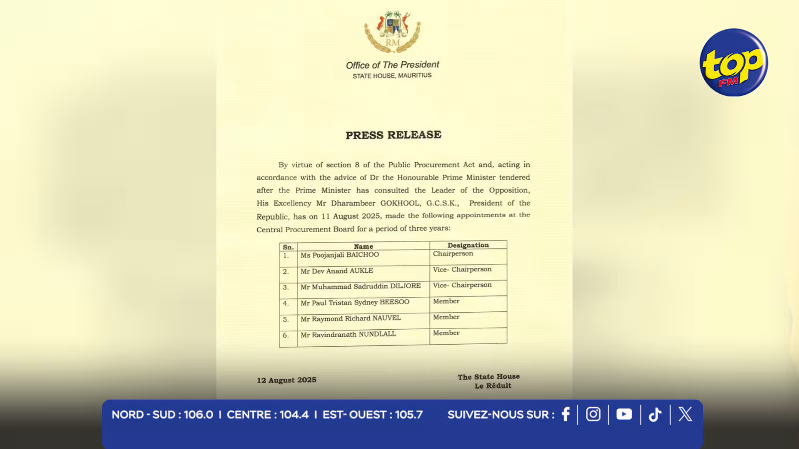 Central Procurement Board