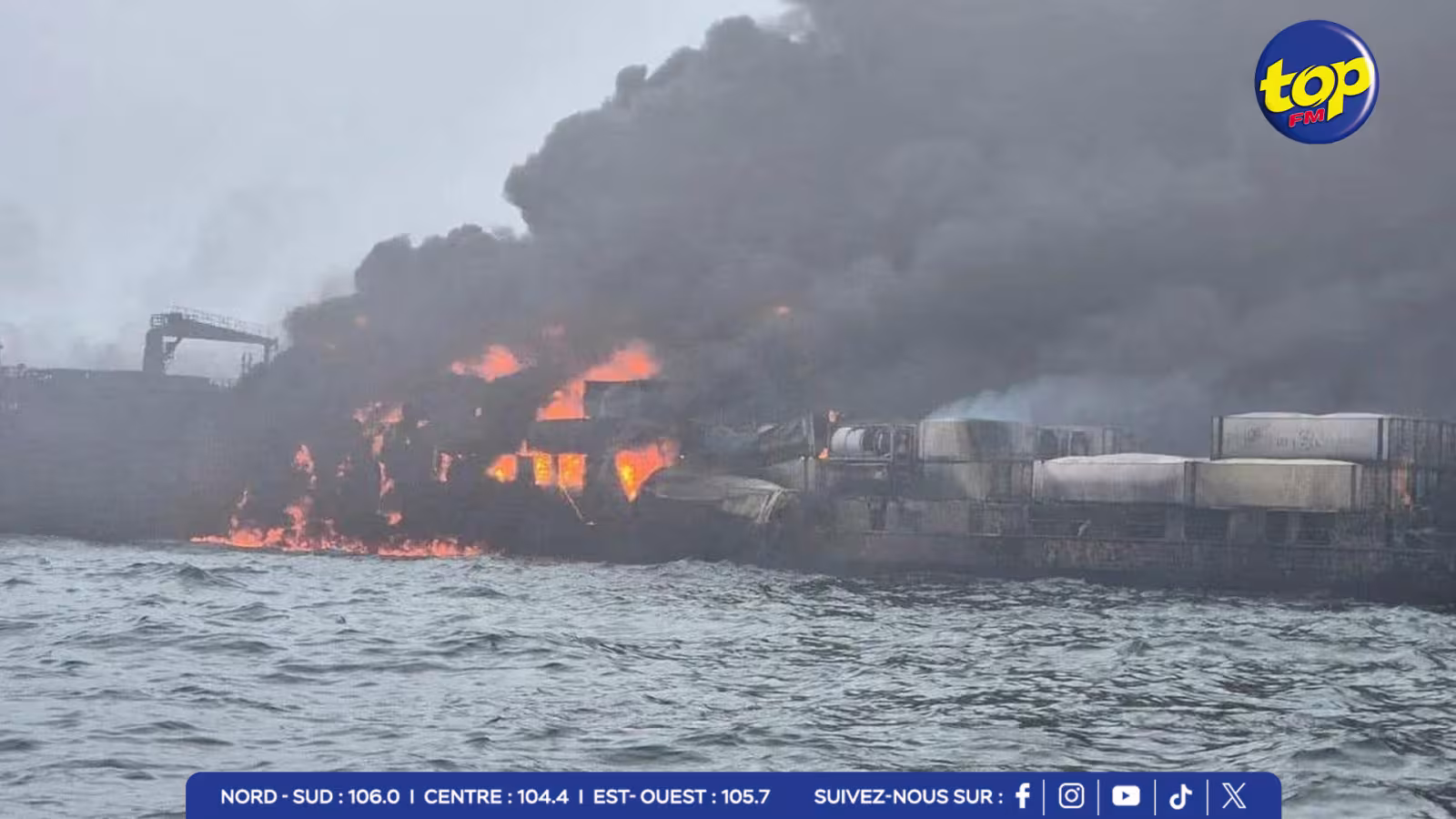 Collision-entre-un-pétrolier-et-un-cargo