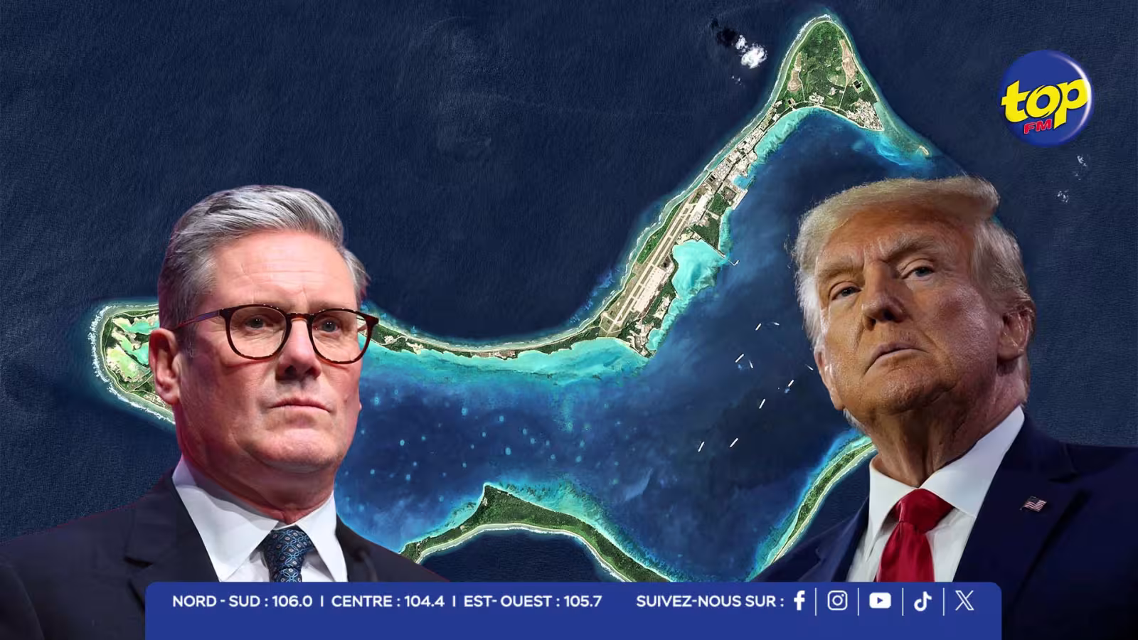 Londres suspend temporairement la ratification du traité sur les Chagos : « We are pausing for discussions with our American counterparts », déclare Hamish Falconer, ministre au Foreign Office, aux parlementaires britanniques