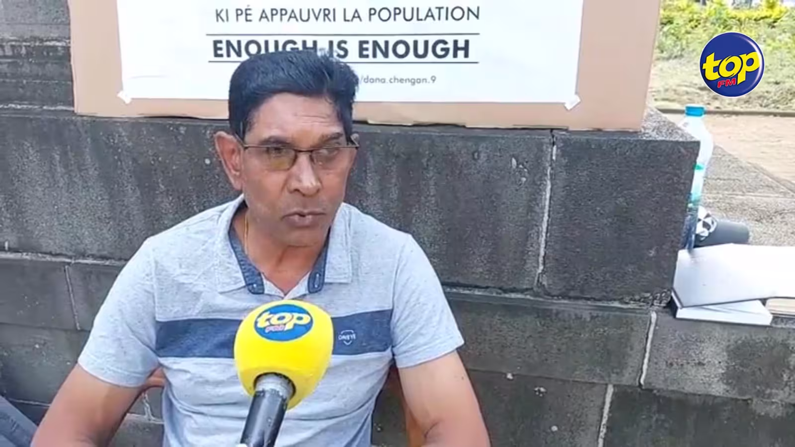 Protestation contre la cherté de la vie : « Au niveau de ma santé, je suis serein pour le quatrième jour de grève et je pense que je pourrais tenir encore beaucoup de temps » lance le gréviste Dana Chengan