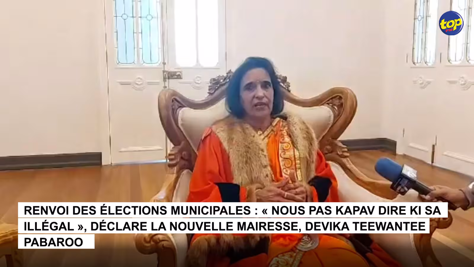Renvoi des élections municipales : « Nous pas kapav dire ki sa illégal », déclare la nouvelle mairesse, Devika Teewantee Pabaroo