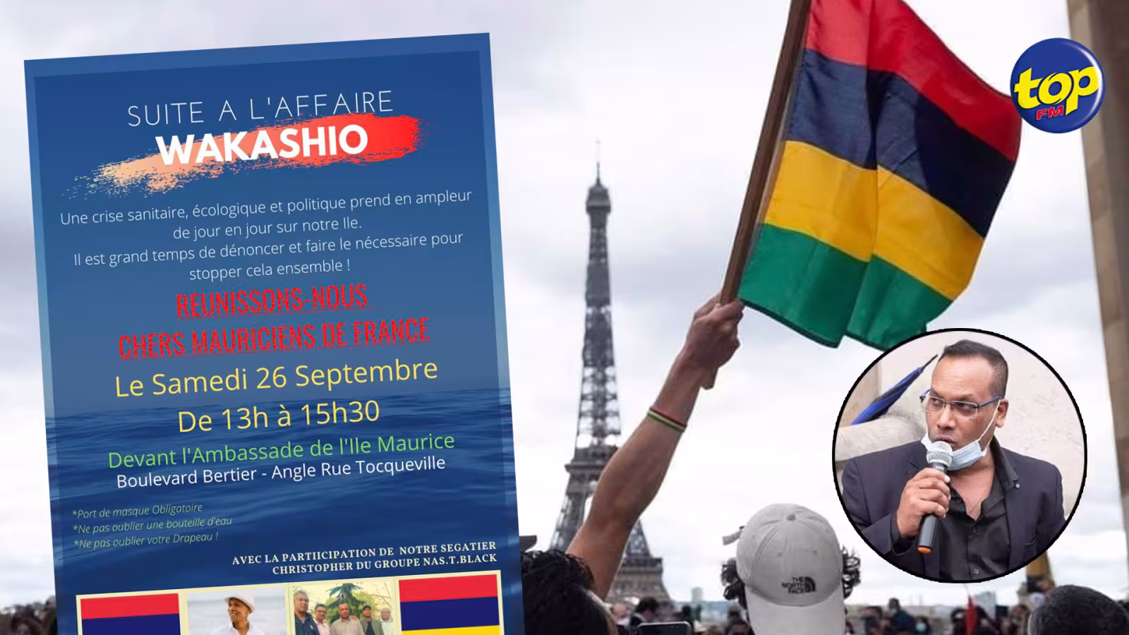 Nouvelle manifestation de la diaspora mauricienne en France ce samedi devant l’ambassade de Maurice à Paris