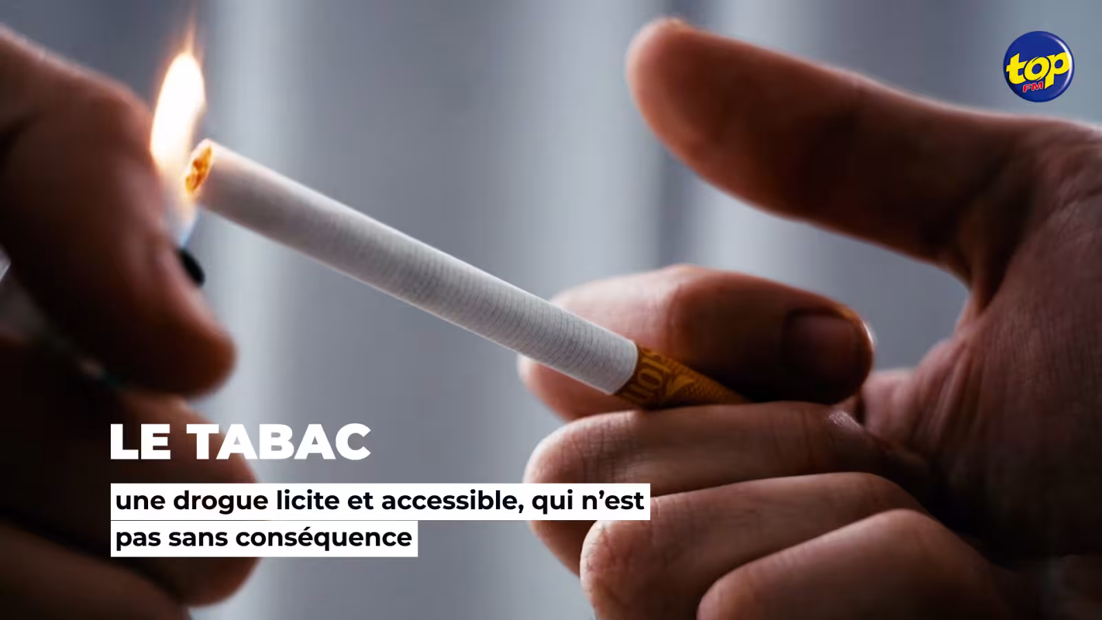 Le tabac : « une drogue licite et accessible, qui n’est pas sans conséquence », indique Sanjay Bandu de l’ONG Ligue vie et Santé.