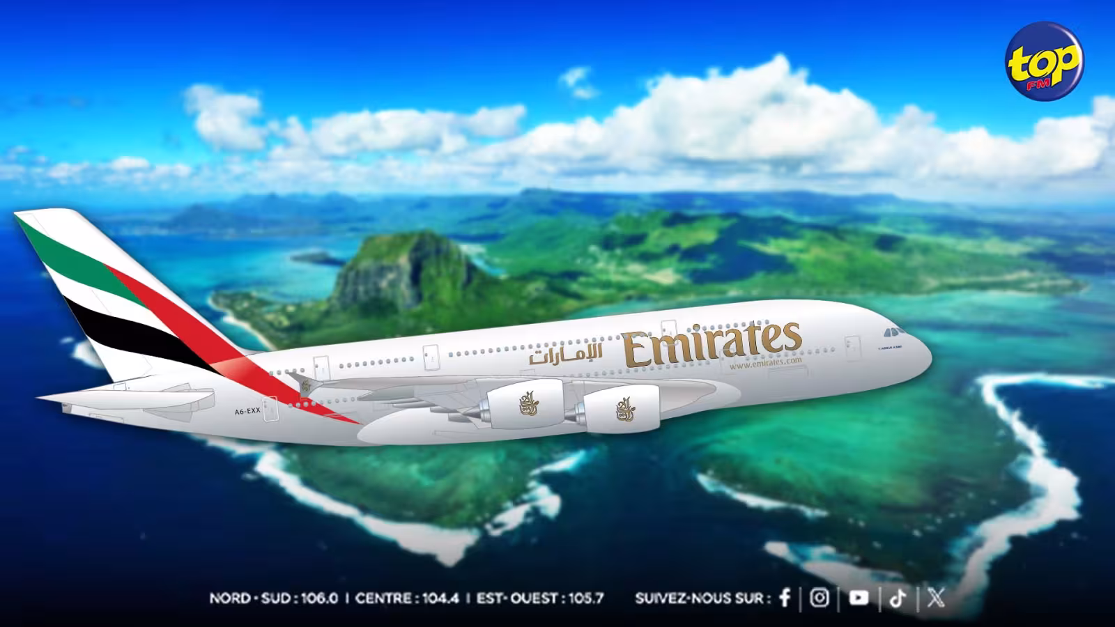 Trajets aériens : notre île se distingue comme l’une des destinations les plus convoitées sur le réseau Emirates