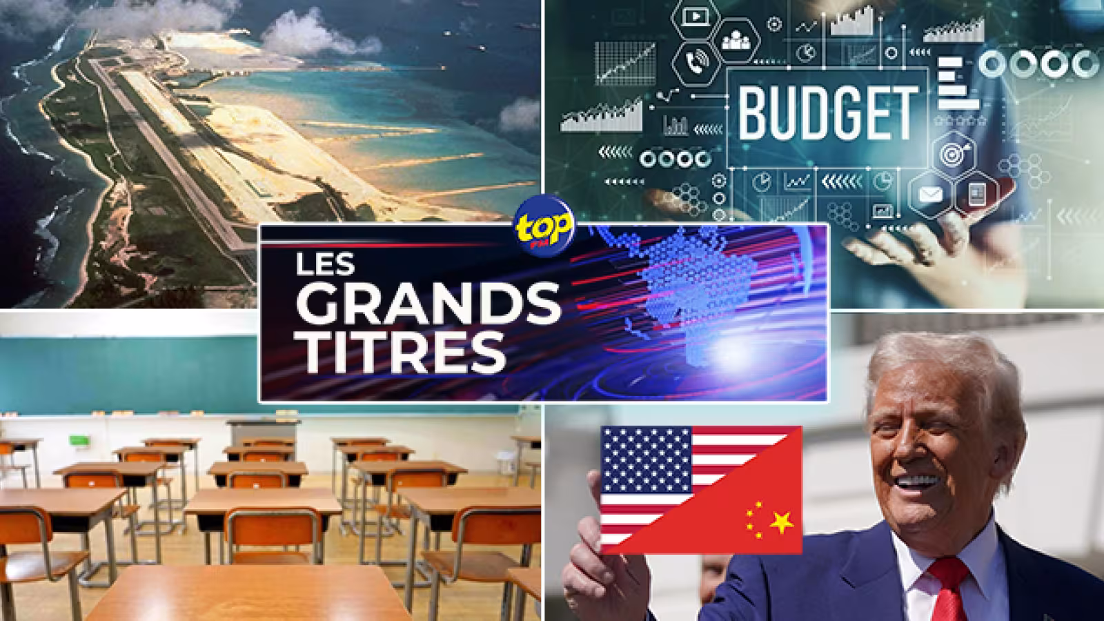 Les grands titres de Top Fm ce lundi 02 juin 2025