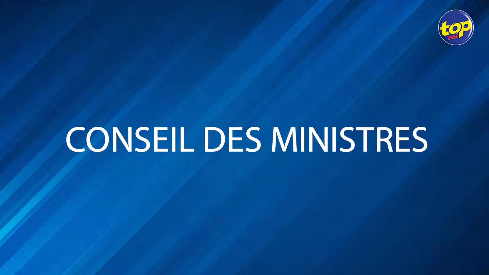 Ce jeudi : Conseil des ministres spécial…