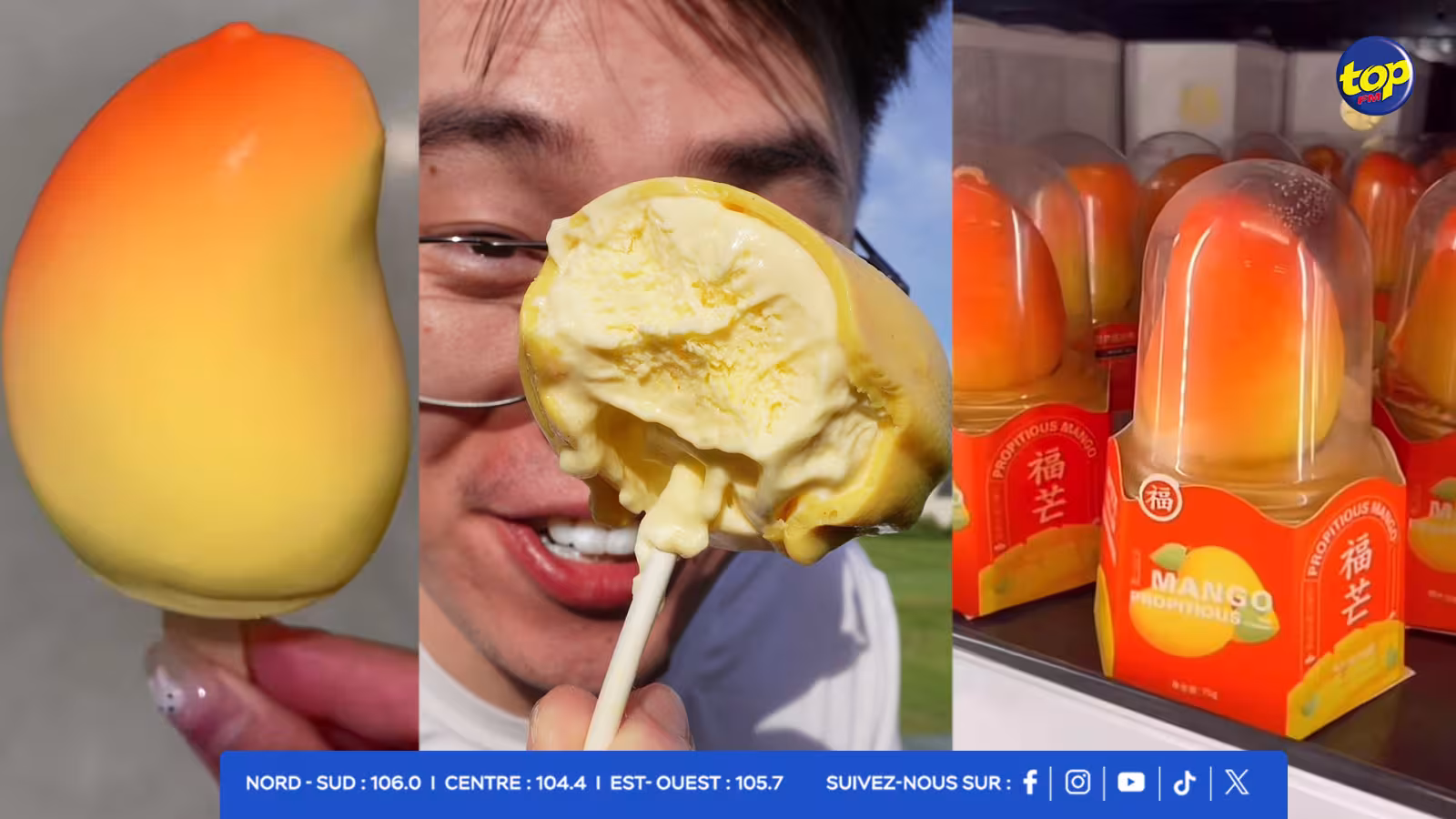 Glace à la mangue