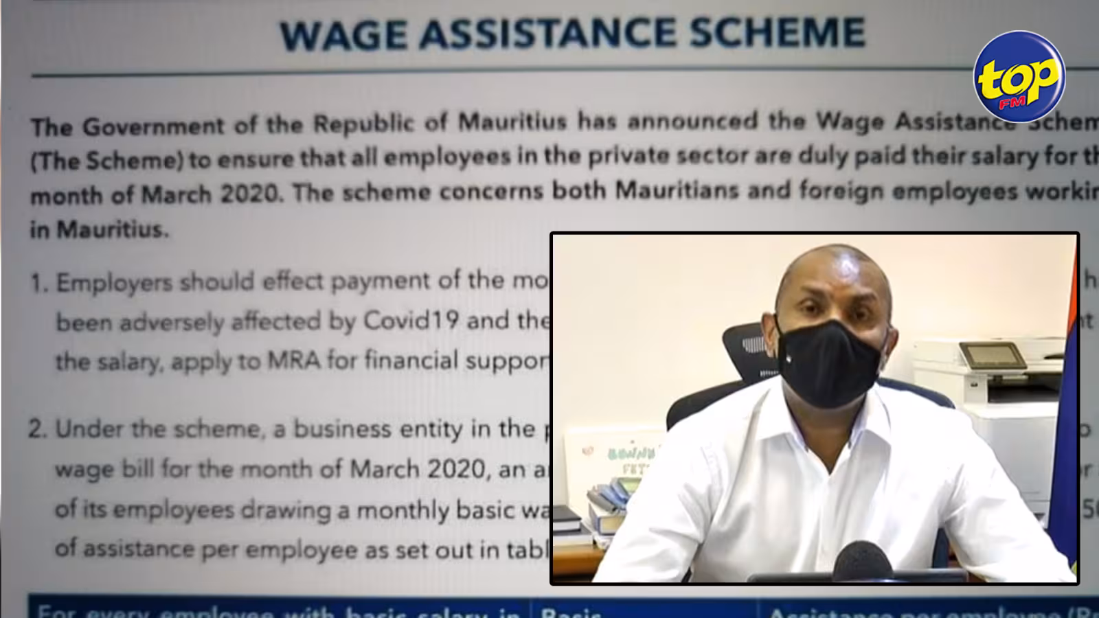 Government Wage Assistance Scheme: S O S d’un restaurateur au ministre Padayachy