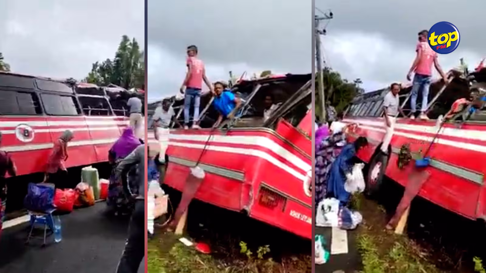Grave accident à Bassin Blanc : Un autobus fait une sortie de route… au moins 8 blessés à déplorer